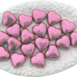 Pink Chocolate Hearts 1kg - Lolliland
