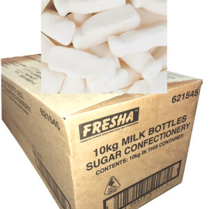 Milk Bottles 10kg Bulk carton lollies by Fresha