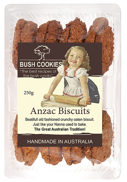 Anzac Biscuits 250g  - Carton of 12