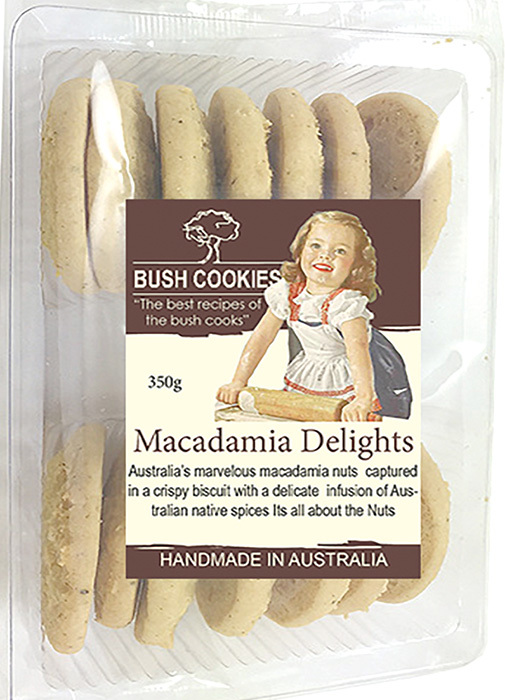Macadamia Delight Biscuits 250g - Carton of 12