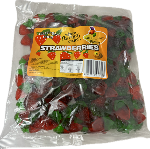 Strawberry Leaf 1kg - Carton of 8