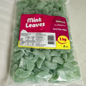 Spearmint Leaves 1kg Bulk Lollies Bag - Mint leaves Lolliland