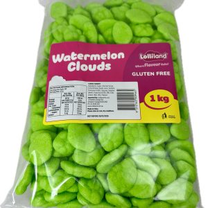 Green Clouds - Watermelon 1kg Bulk Lollies Bag for Lolly Buffet - Lolliland