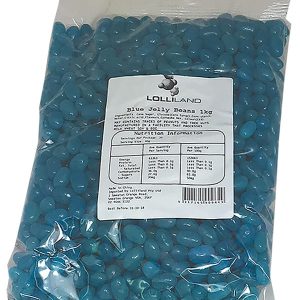 Blue Jelly Beans - Blueberry 1kg Bulk Lollies Bag - The Lolly Shop