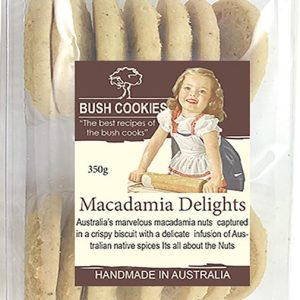 Macadamia Delight Biscuits by Bush Cookies 250g