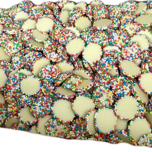 White Chocolate Jewels (Snowies) Milk Chocolate 1kg