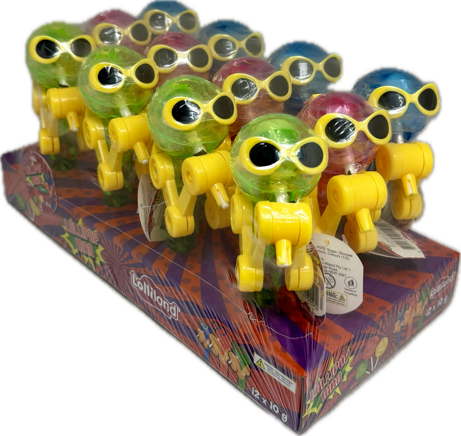 Lollipop Man - Pack of 12 x 10g Pops