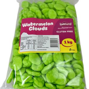 Green Clouds - Watermelon 1kg Bulk Lollies - Lolliland