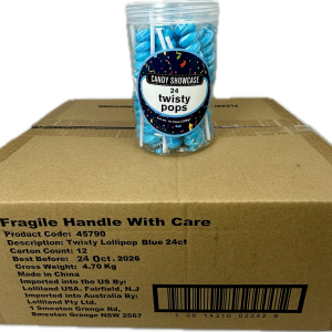 Twist Pop Blue 24Pk 288G - Tub of 24x12g - Carton of 12