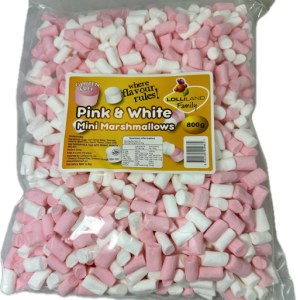 Mini Marshmallows - Pink & White 800g - Bulk Lollies