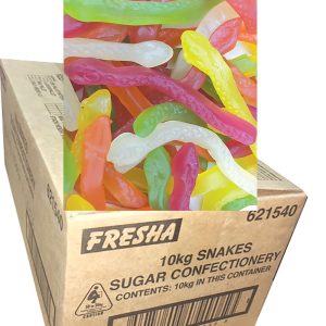 Jelly Snakes 10kg Bulk carton - By Fresha