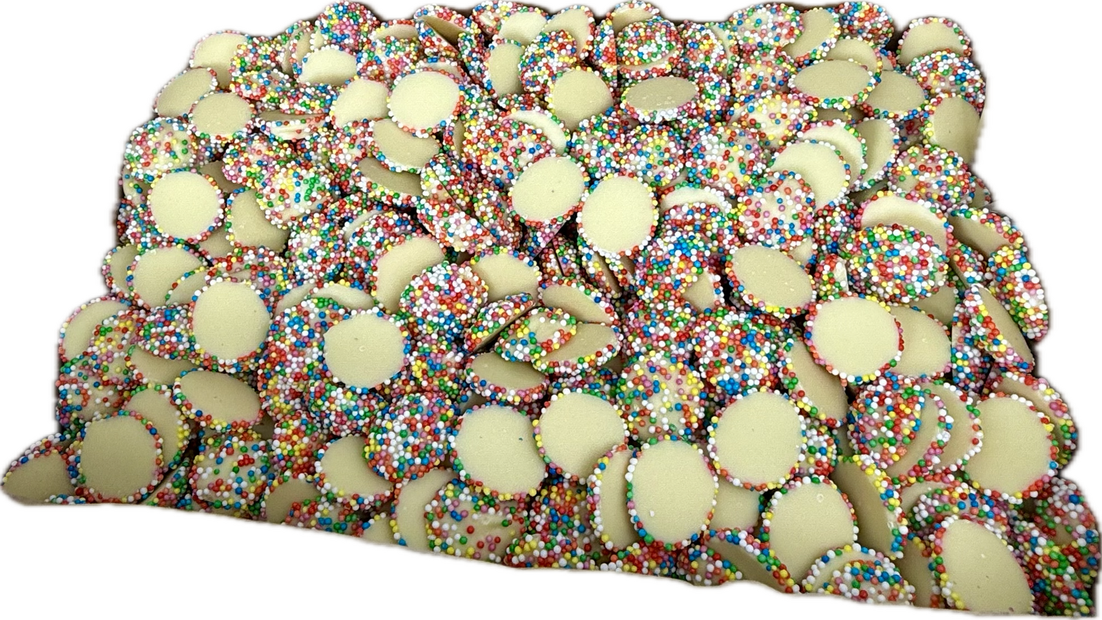 White Chocolate Jewels (Snowies) Milk Chocolate 1kg