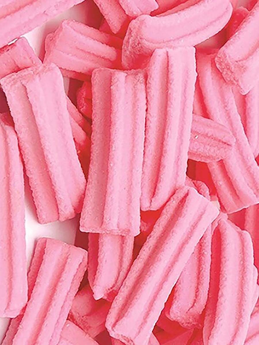 Mini Musk Sticks - Pink 1kg Bulk Lollies Bag