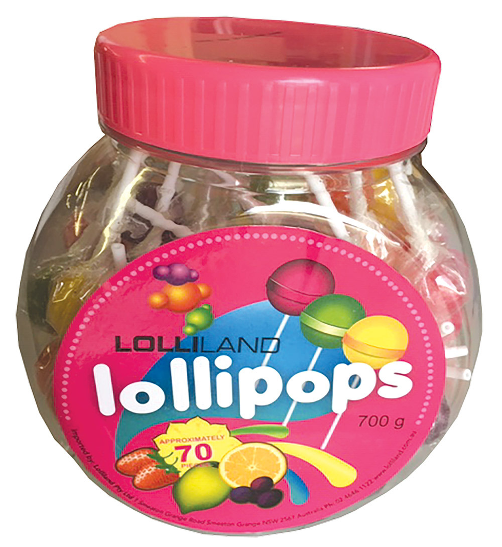 Lollipops Mixed - Individually wrapped Large 700g Jar ( Best Before - January 13