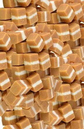 Jersey Caramels - 1kg Bulk Lollies Bag for Lolly Buffet