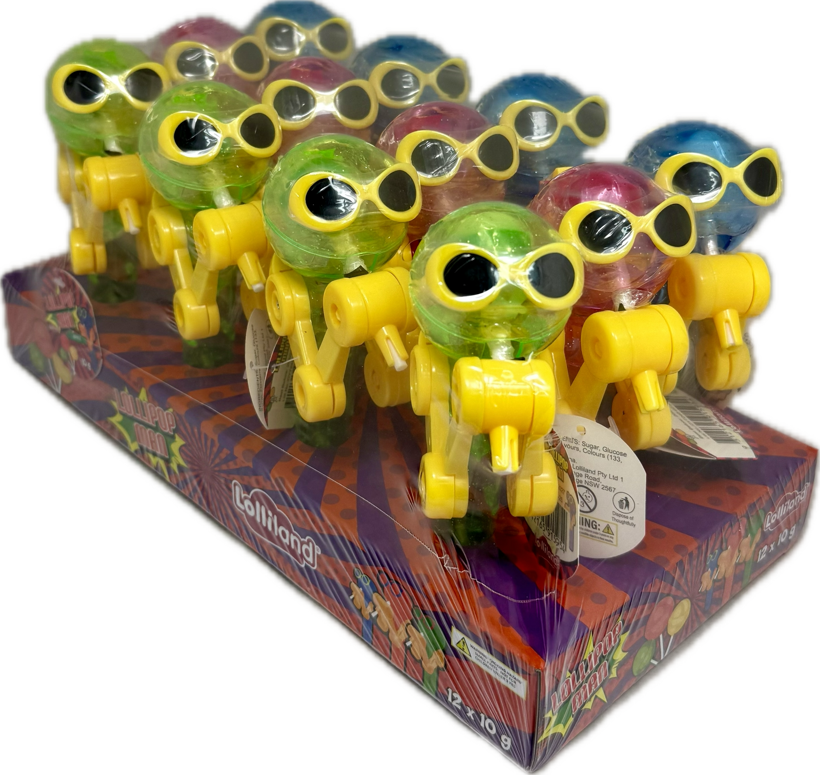 Lollipop Man - Pack of 12 x 10g Pops