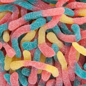Sour Worms 8kg Bulk Carton - Lolliland