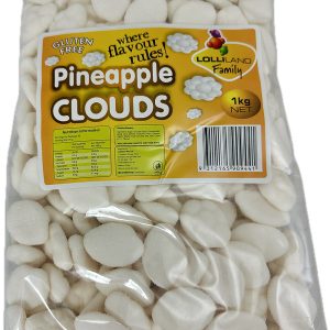 White Clouds - Pineapple 1kg Bulk Lollies Bag - Lolliland