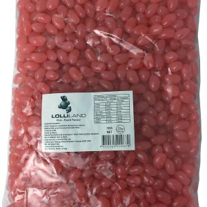 Pink Jelly Beans - Peach 1kg Bulk Lollies Bag - Lolliland