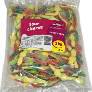 Gummy Sour Lizard 1kg  Wildly Delicious - Lolliland