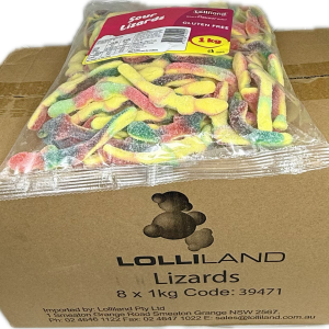Sour Lizard 8kg Bulk Carton - Lolliland