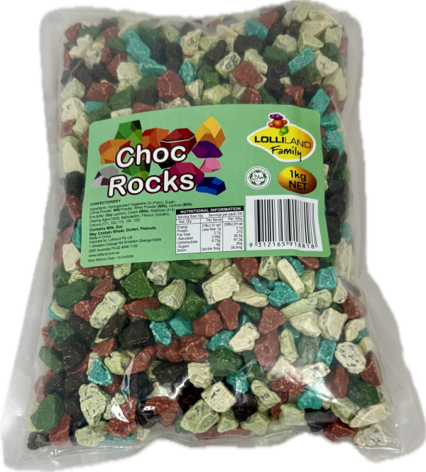 Choc Rocks 1kg of Sweet Indulgence - The Lolly Shop