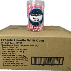 Twist Pop Pink 24Pk 288G - Tub of 24x12g - Carton of 12