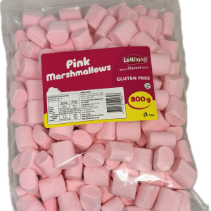 Pink Cylinder Mallow 800g Bulk Lollies Bag - Lolliland