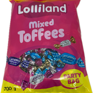 Party Bag Mixed Toffees 700g Bulk Lollies - by Lolliland