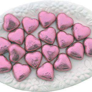 Pink Chocolate Hearts 500g