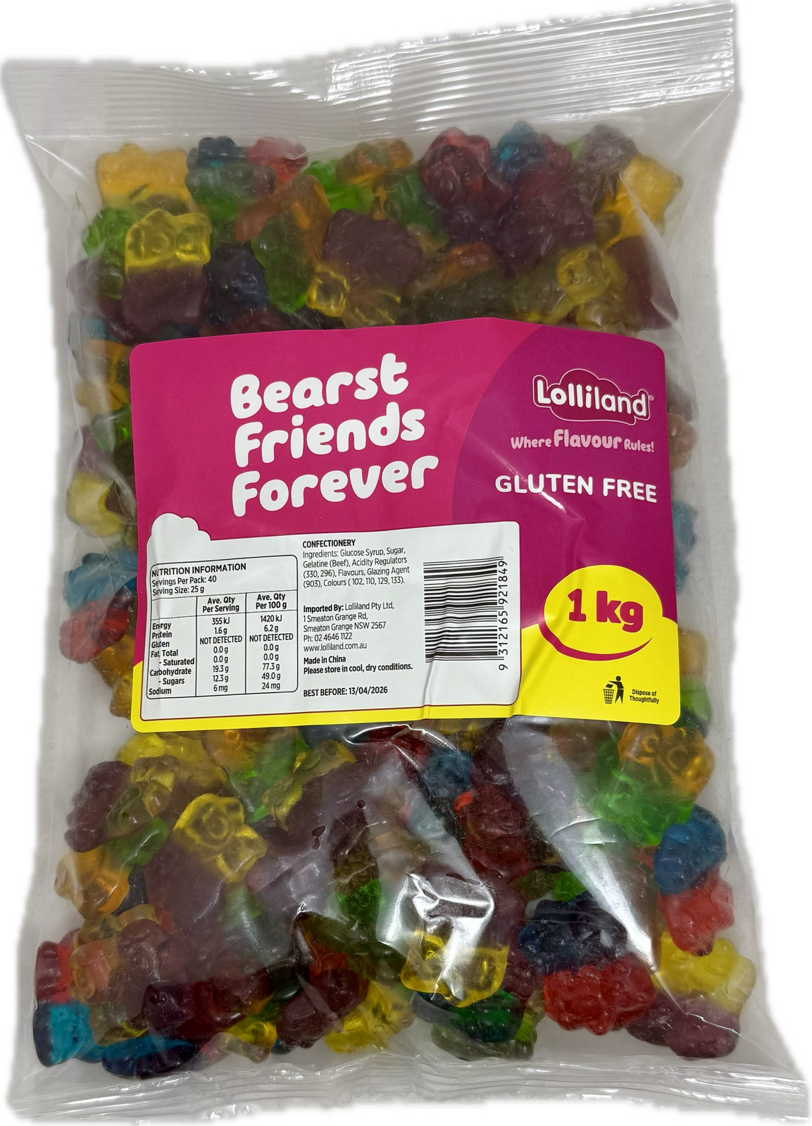 Bearst Friends Forever 8x1kg -CTN: Double the Bears