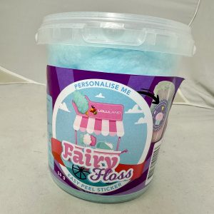 Fairy Floss Tub 60g  - Carton of 12 Lolliland Pink & Blue ( Best Before - June 8