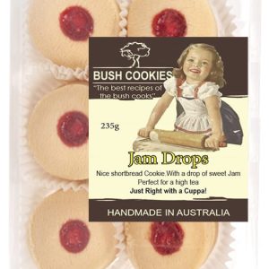 Jam Drops Shortbread Biscuits 235g ( Best Before - July 2026 )