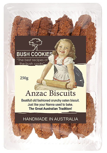 Anzac Biscuits 250g  - Carton of 12 ( Best Before - Nov.25