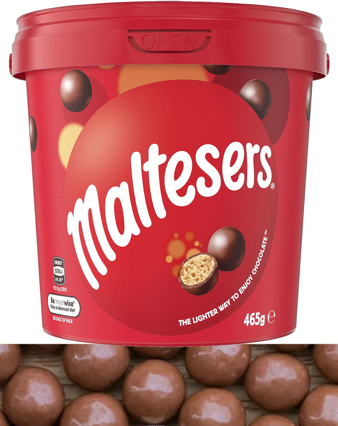 MALTESERS 465g Bucket ( Best Before - Dec. 2026 )
